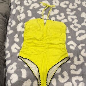 SHEIN Yellow One Piece Swimsuit